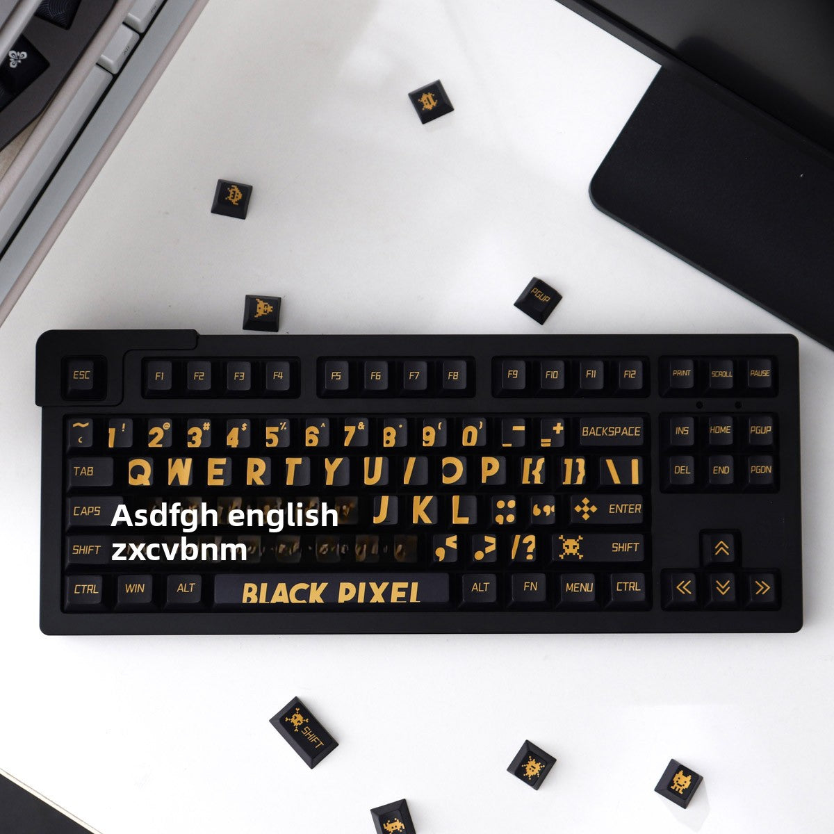 Aifei Keycap Black Gold/Blue/Purple/Red Pink PBT Cherry Profile Set