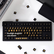 Aifei Keycap Black Gold/Blue/Purple/Red Pink PBT Cherry Profile Set