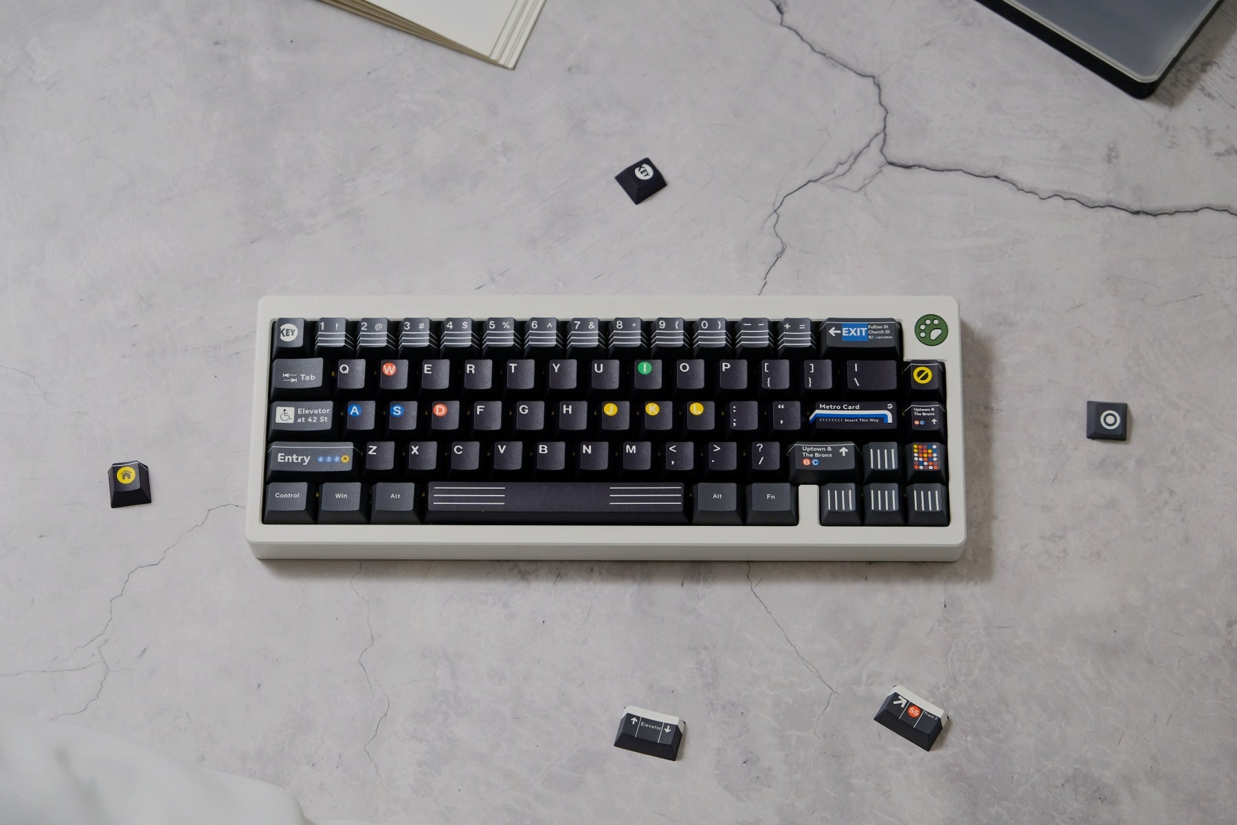 AiFei New York Subway PBT Cherry Keycaps - AiFeiKeycap