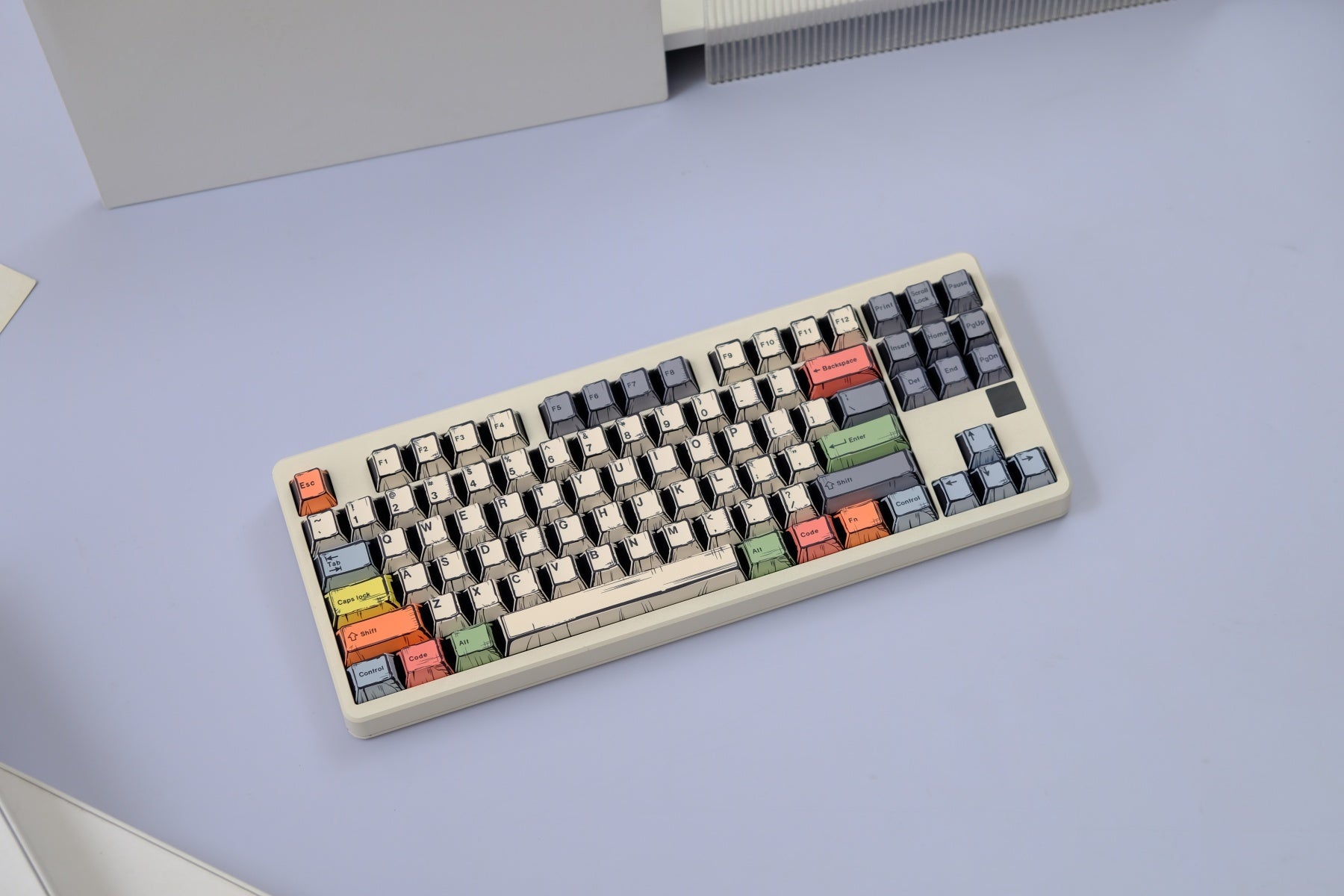 AiFei Canvas Comic PBT Cherry Keycaps - AiFeiKeycap