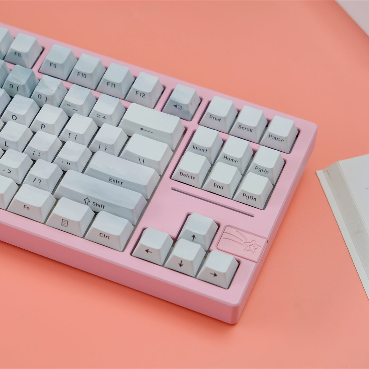 AiFei Red Apricot PBT Cherry Keycaps - AiFeiKeycap