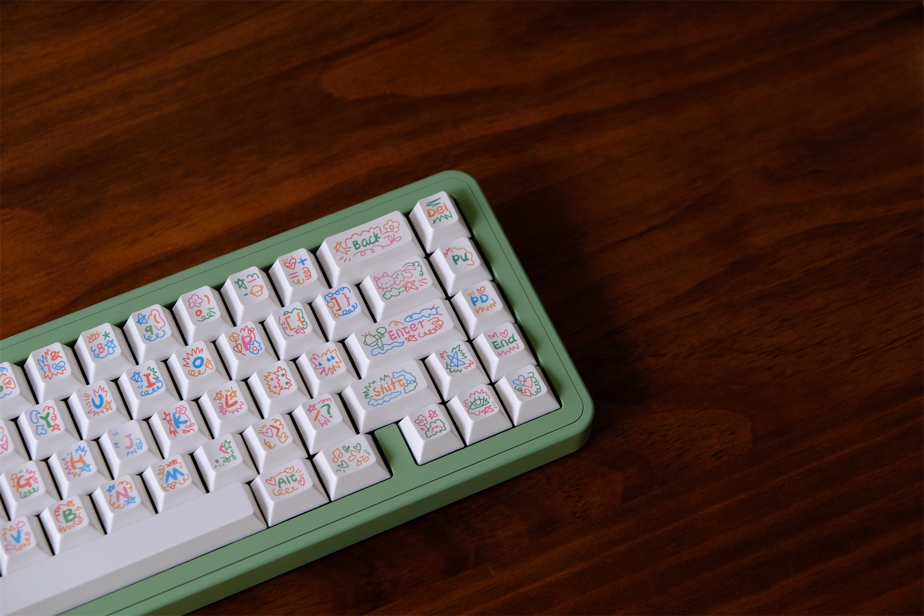 AiFei Graffiti PBT Cherry Keycaps - AiFeiKeycap