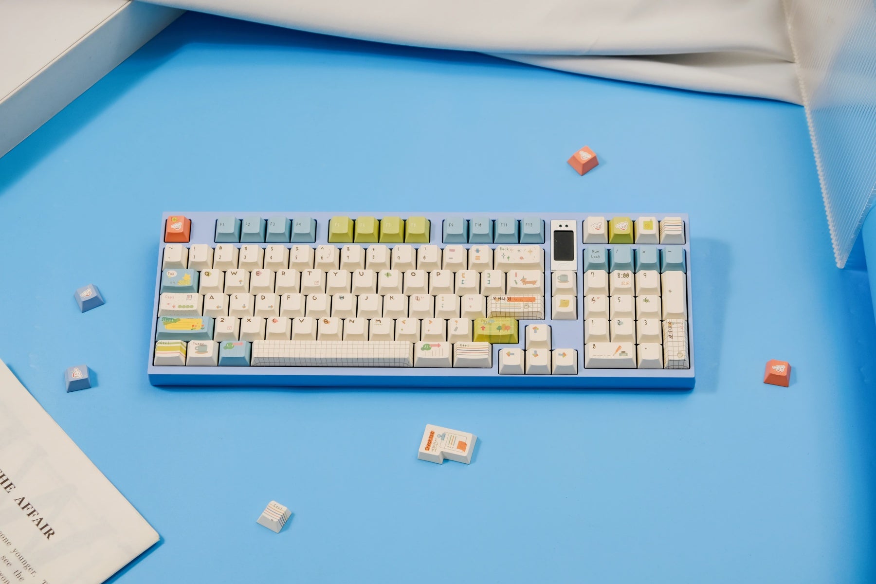 Planner PBT Cherry Profile Keycaps - AiFeiKeycap