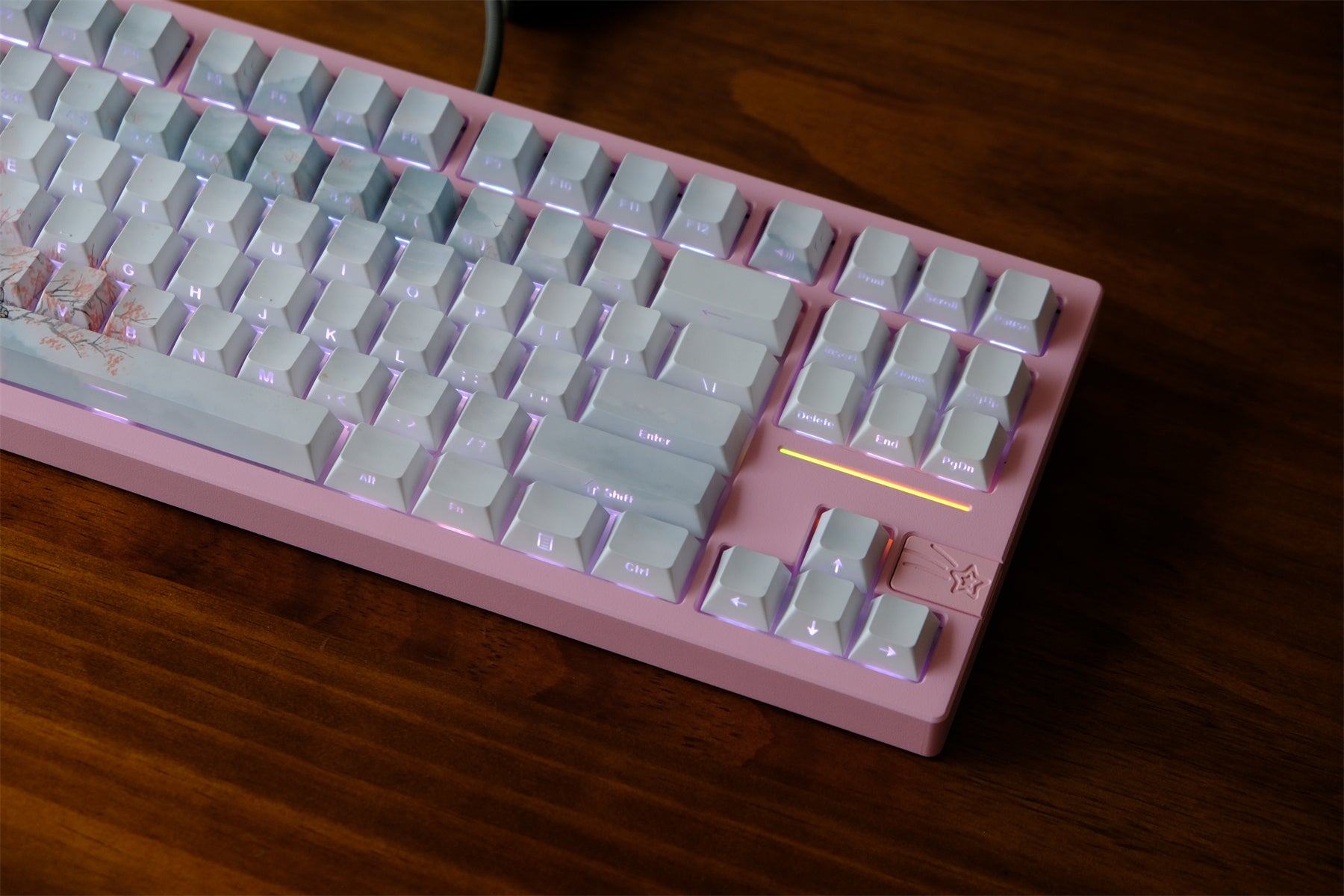 AiFei Red Apricot PBT Cherry Keycaps - AiFeiKeycap