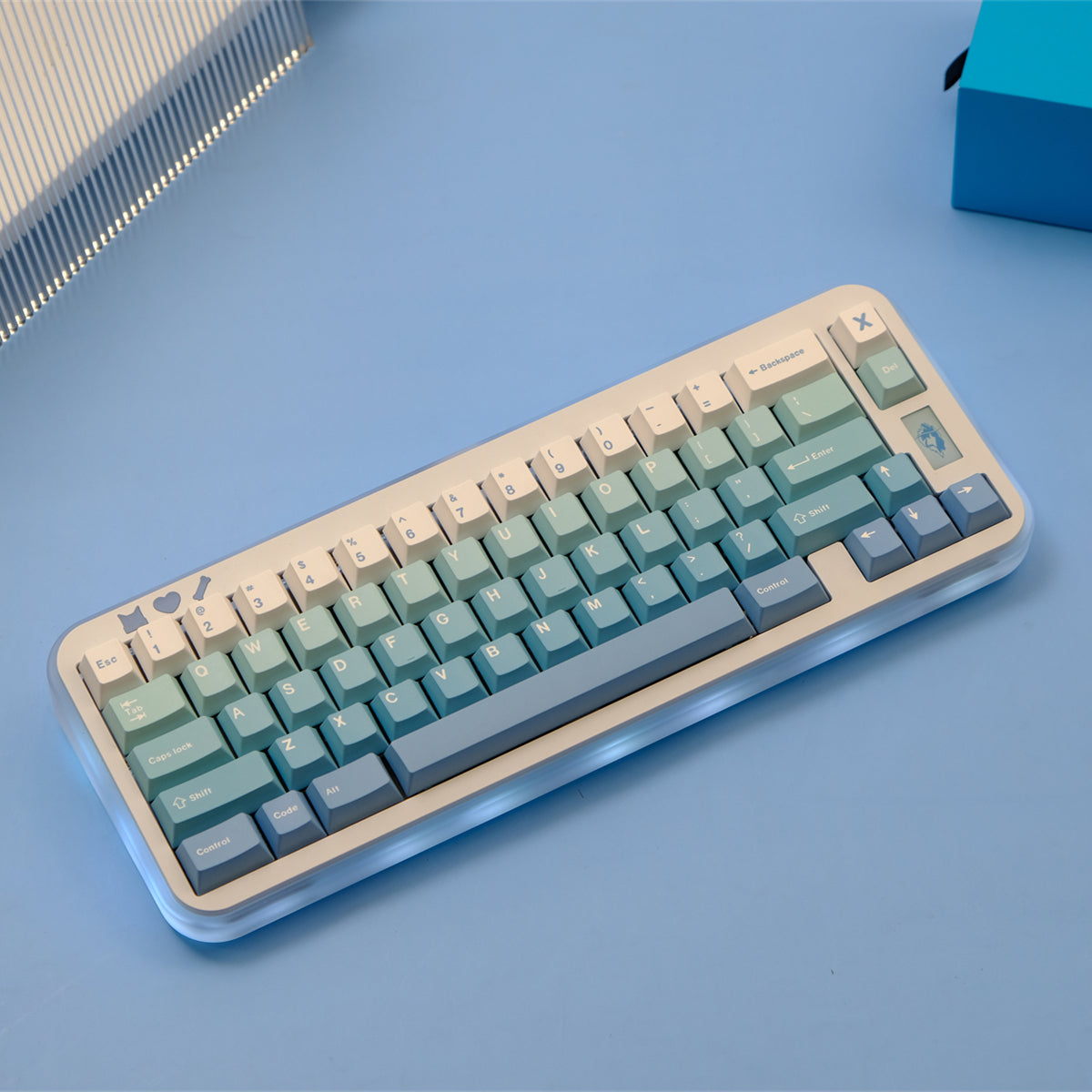 AiFei Snow Mountain Gradient PBT Cherry Keycaps - AiFeiKeycap