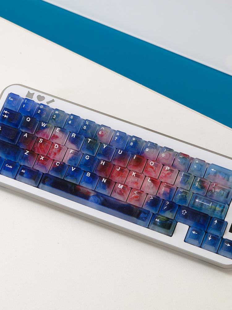 AiFei Blue Rose Keycaps - AiFeiKeycap