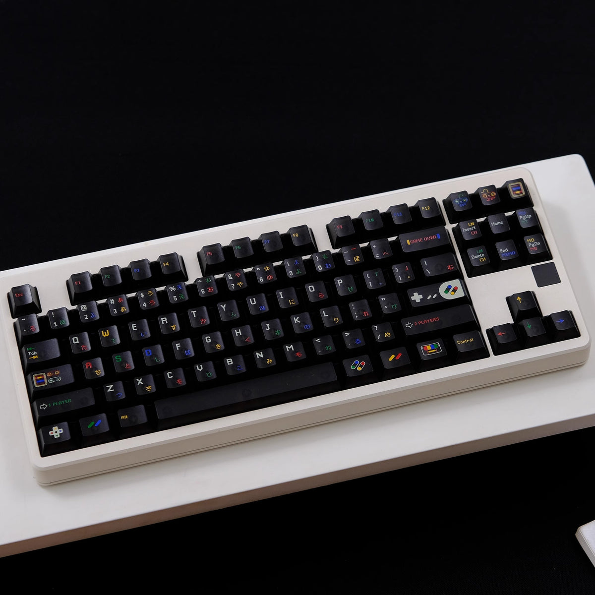 Matte Clear Rounded Keys AiFei SFC Keycaps – 122 Keys Matte Clear ABS Set, Cherry Profile ...