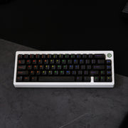 AiFei Midnight Rainbow Matte Clear Keycaps