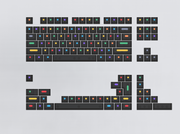 AiFei Dot Rainbow Matte Clear Keycaps