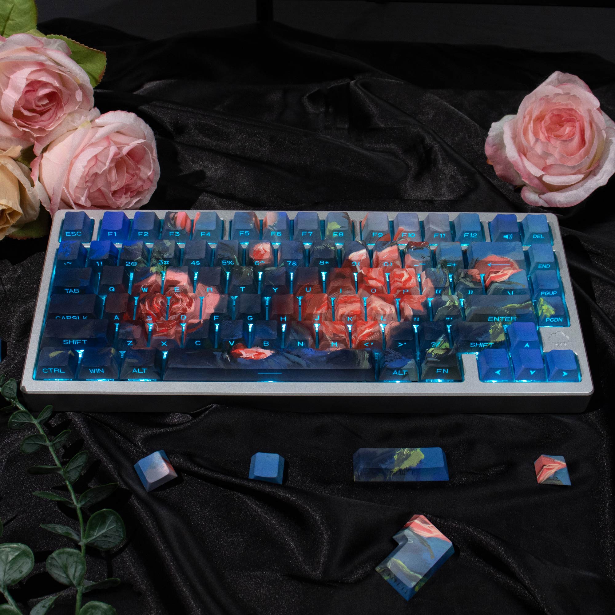 Aifei Keycap Makima/Gengar/Yuki Anime PBT Side-Transparent Cherry