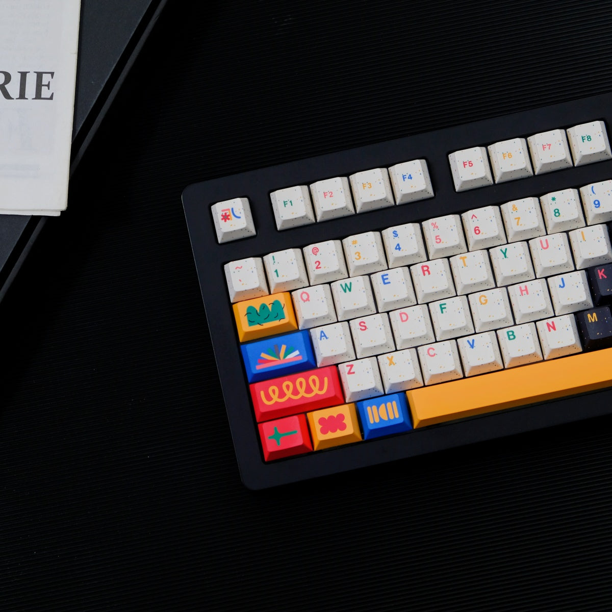 Motfi Theme PBT Cherry Profile Keycaps – Dye-Sub Set for Wooting & Rain75 - AiFeiKeycap