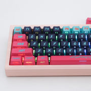 Aifei Keycap Cyberpunk Pink Side-Transparent PBT Cherry Profile