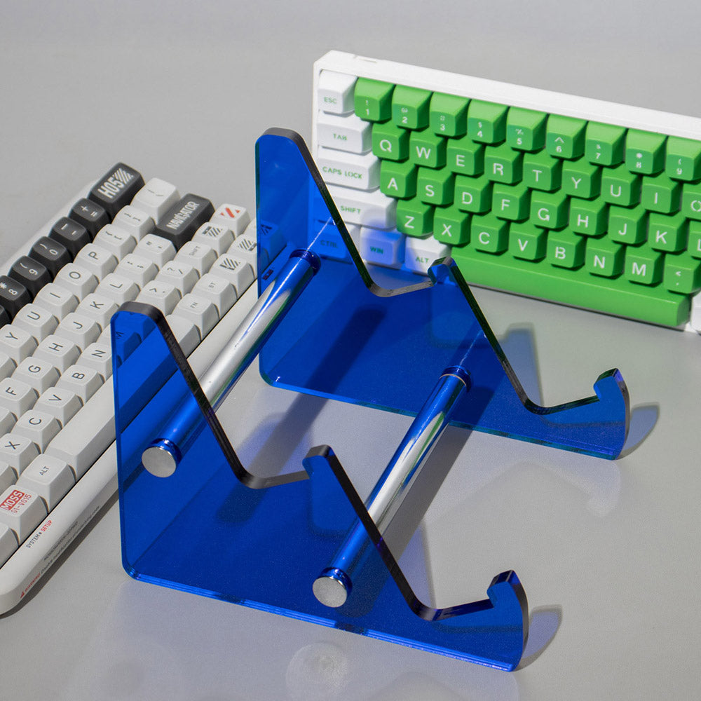 AiFei Double-Layer Acrylic Mechanical Keyboard Display Stand Transparent RGB