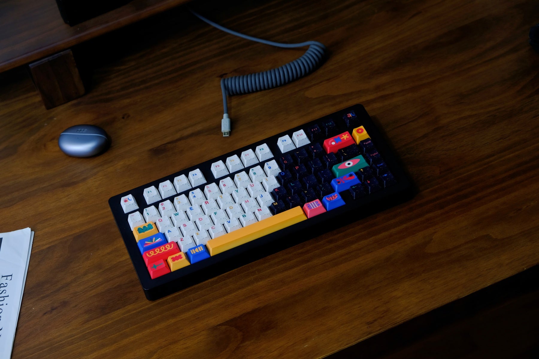 Motfi Theme PBT Cherry Profile Keycaps – Dye-Sub Set for Wooting & Rain75 - AiFeiKeycap