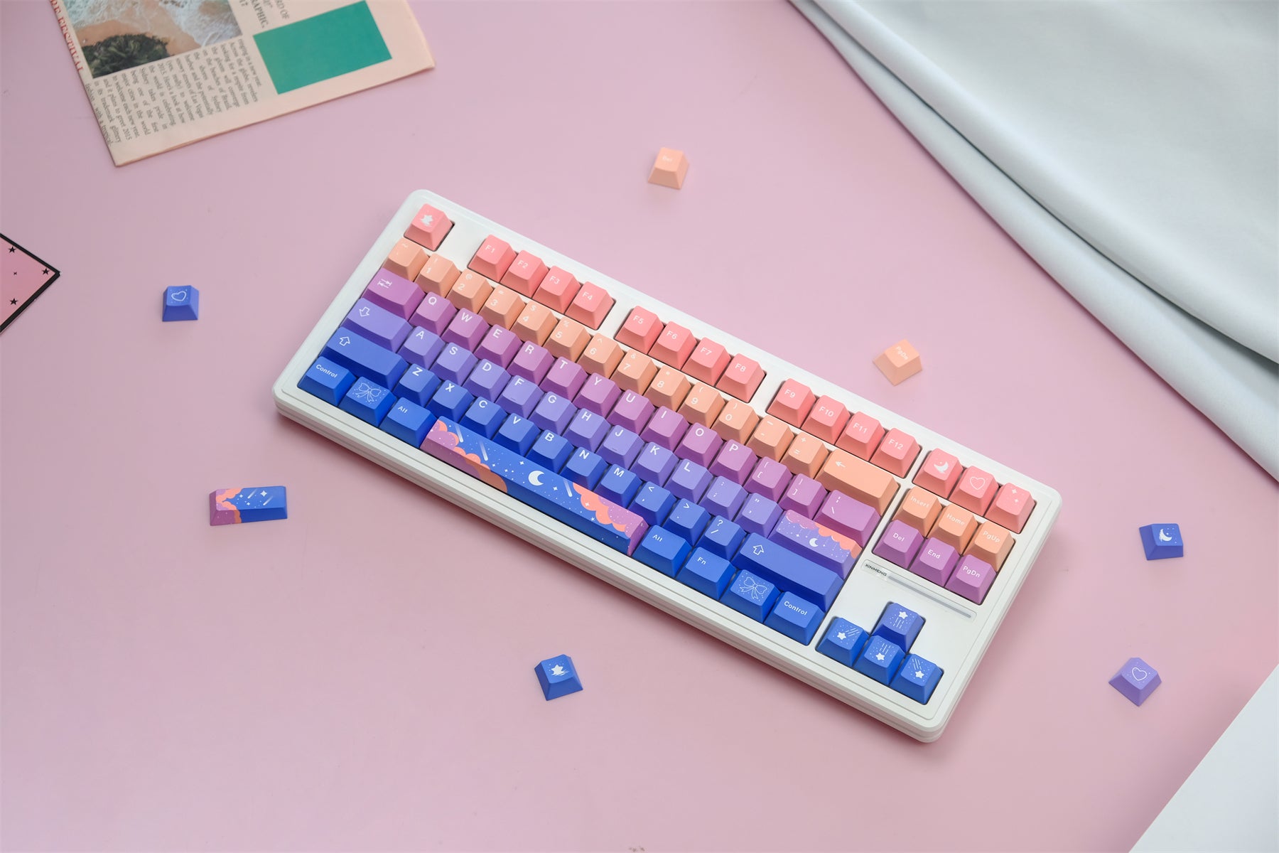 AiFei Star & Moon PBT Cherry Keycaps - AiFeiKeycap