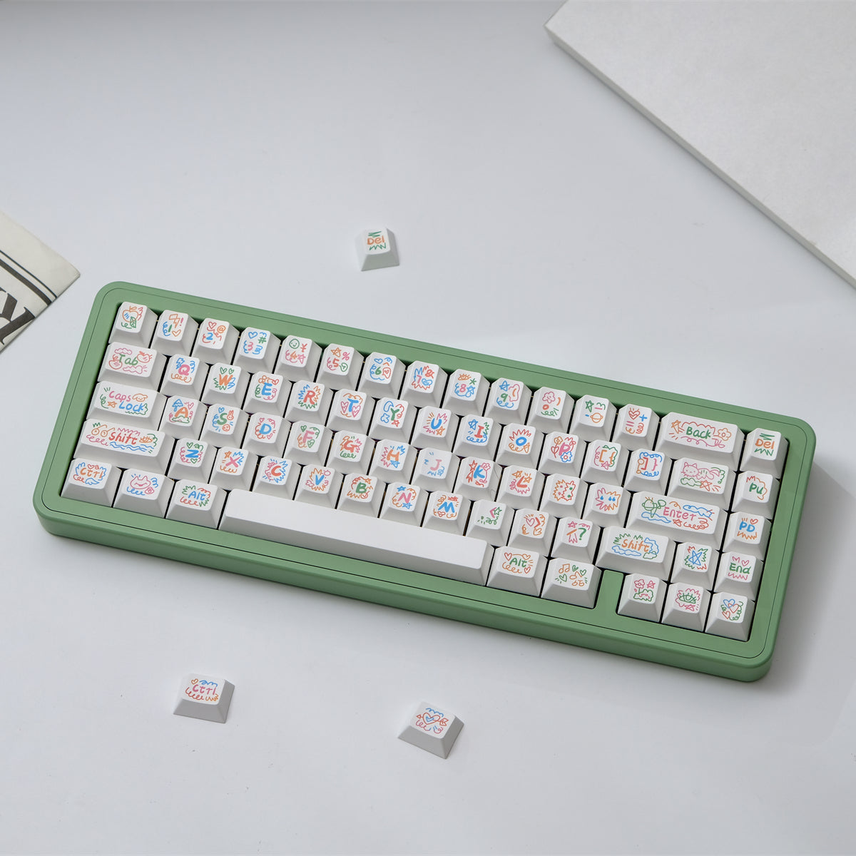 AiFei Graffiti PBT Cherry Keycaps - AiFeiKeycap