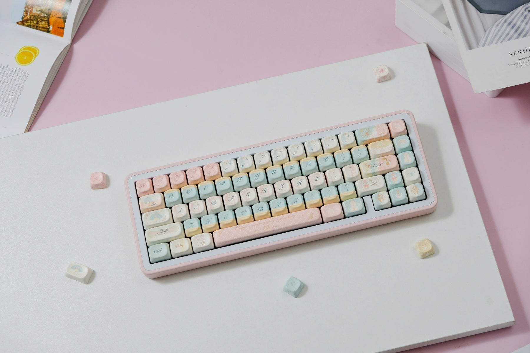 Ain't Rococo's PBT Cherry Keycaps - AiFeiKeycap