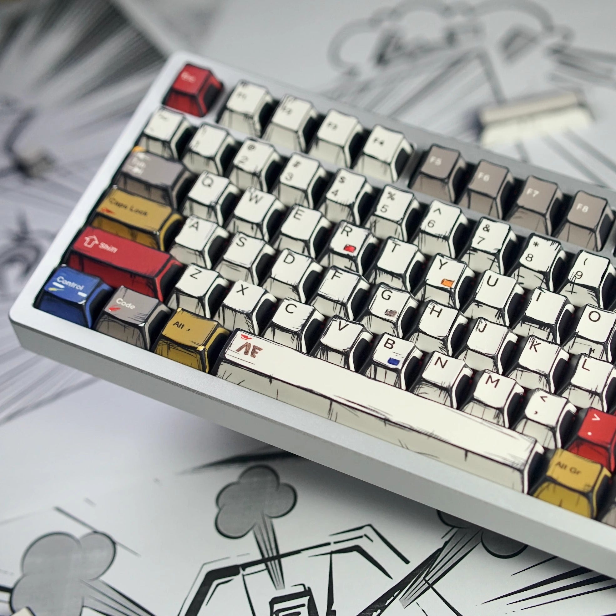 AiFei Comic Mixed Light Keycap Set – AiFeiKeycap