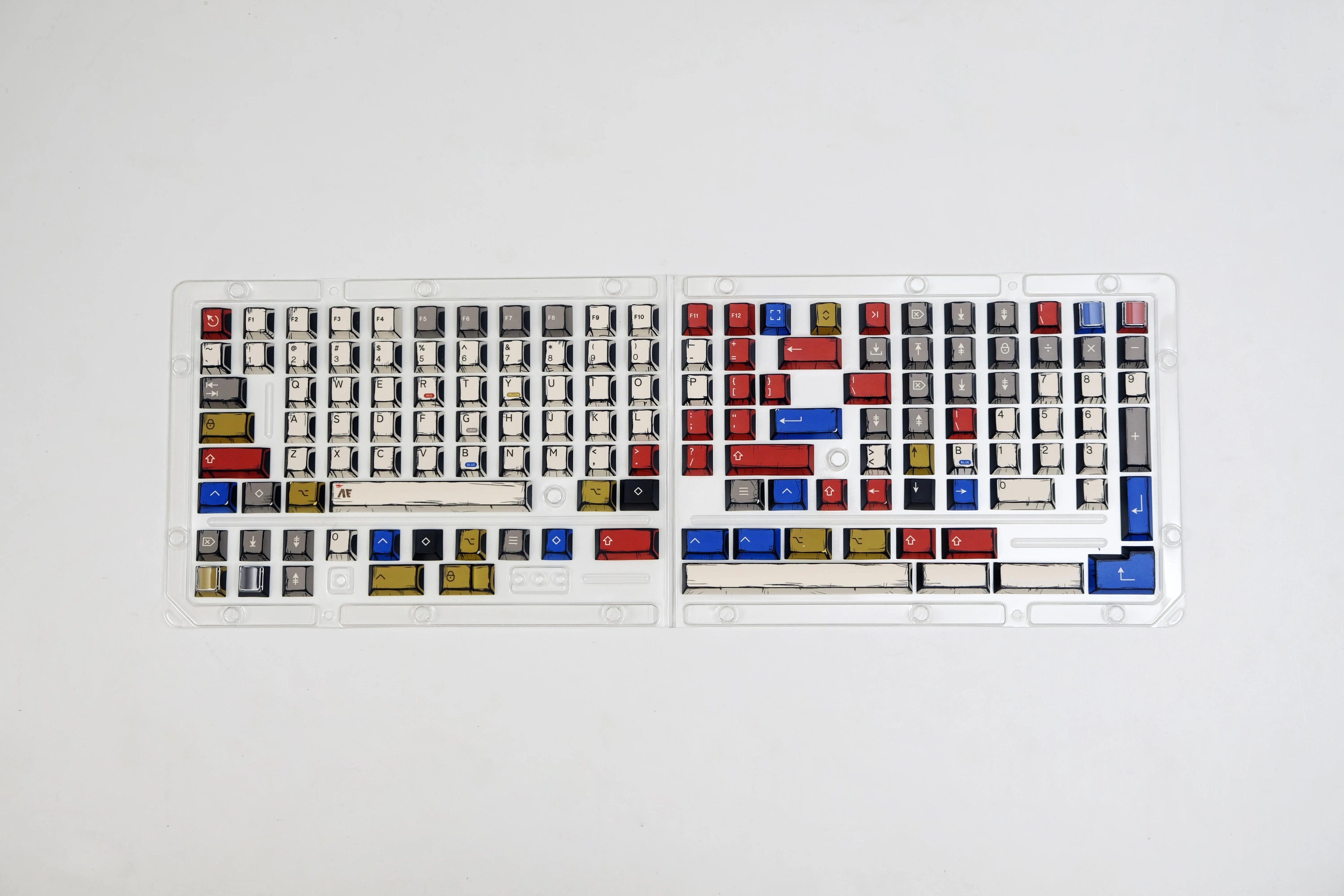 ⭐️ikei⭐️ AiFei Comic Mixed Light Keycap Set – AiFeiKeycap