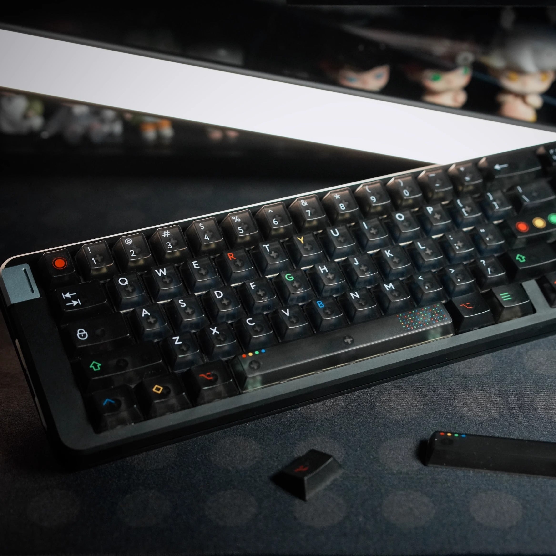 AiFei Black Light Clear Keycaps