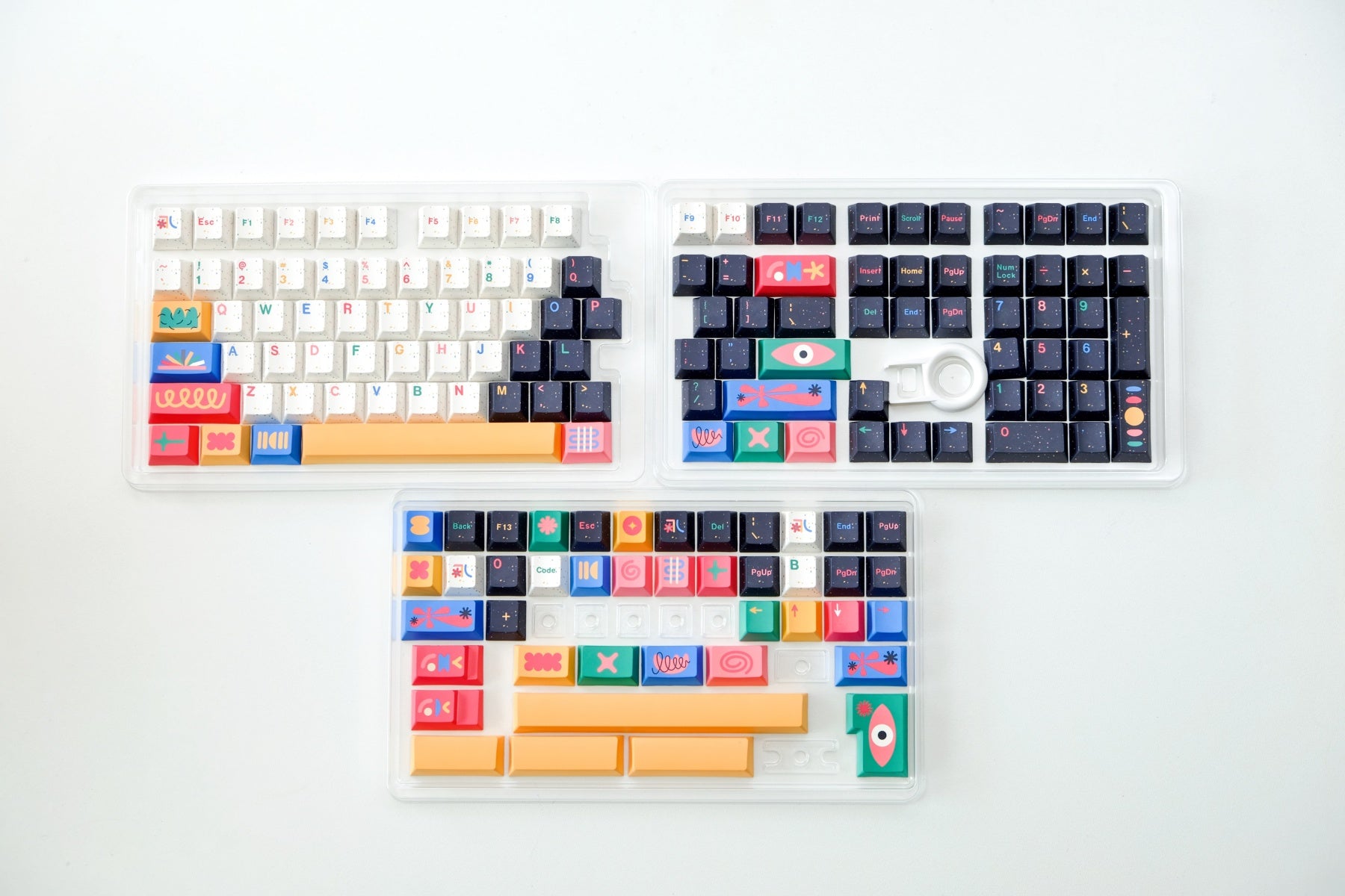 Motfi Theme PBT Cherry Profile Keycaps – Dye-Sub Set for Wooting & Rain75 - AiFeiKeycap