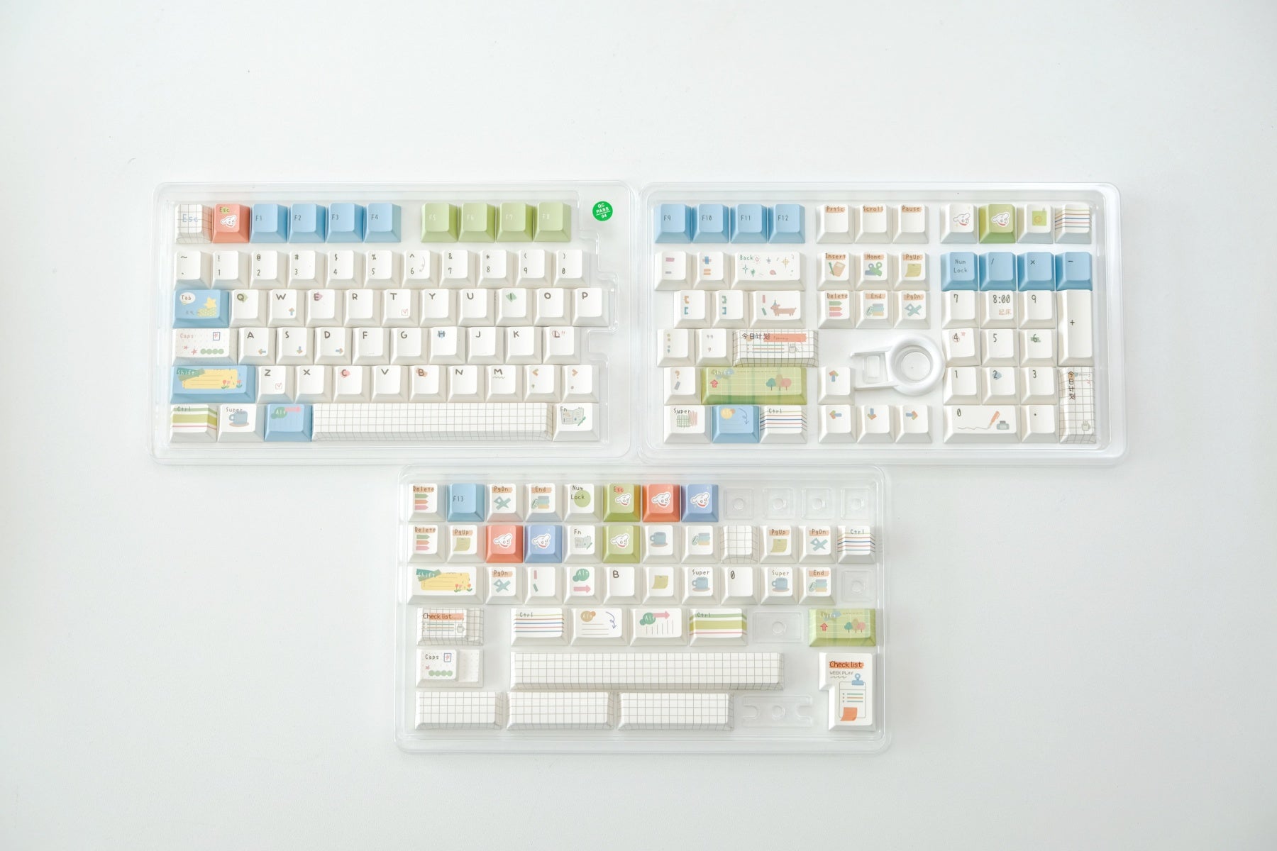 Planner PBT Cherry Profile Keycaps - AiFeiKeycap