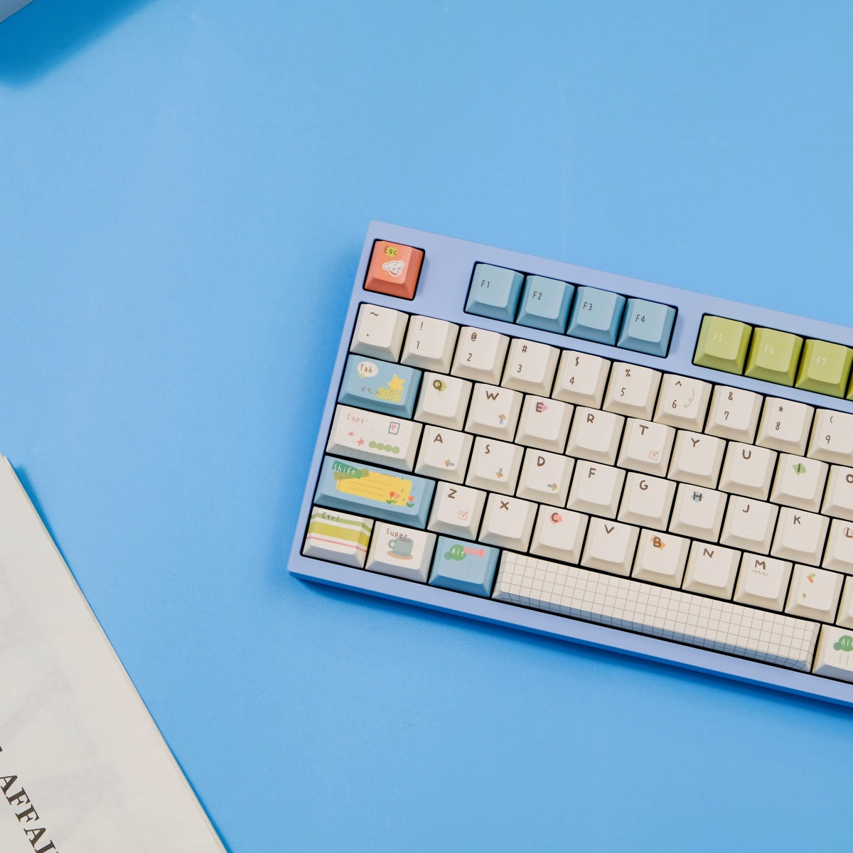 Planner PBT Cherry Profile Keycaps - AiFeiKeycap