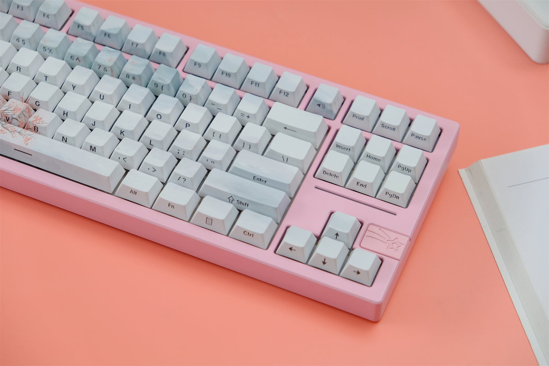 AiFei Red Apricot PBT Cherry Keycaps - AiFeiKeycap