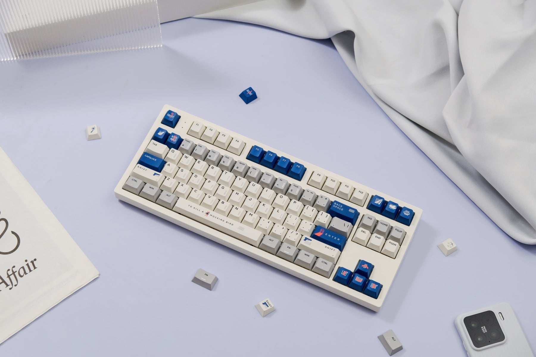 Robin PBT Cherry Profile Keycaps – Dye-Sub Set for Mechanical Keyboard Gift - AiFeiKeycap