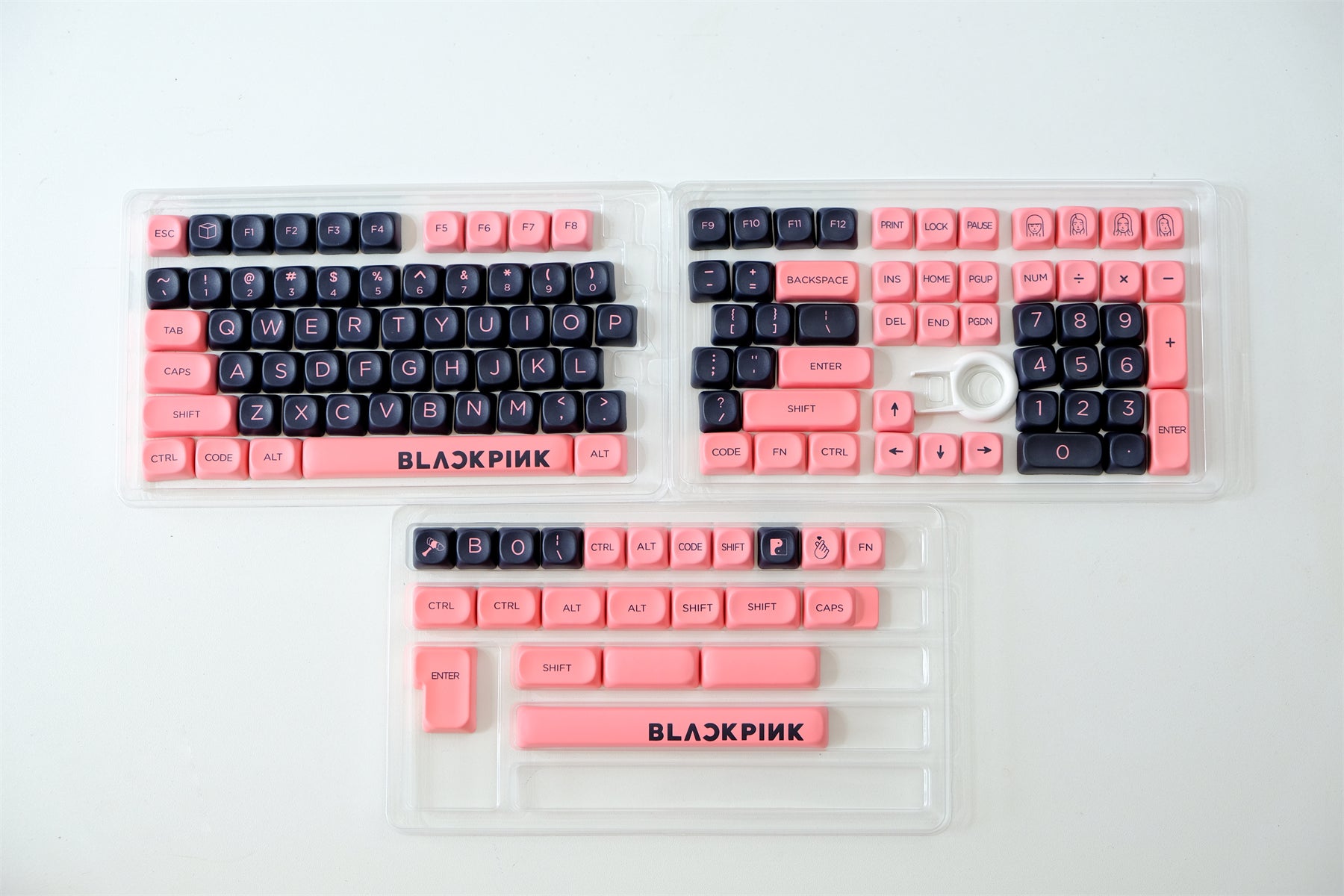 AiFei Black & Pink Keycaps - AiFeiKeycap