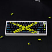 AiFei Invalid Oppose Black & Yellow PBT Cherry Keycaps - AiFeiKeycap