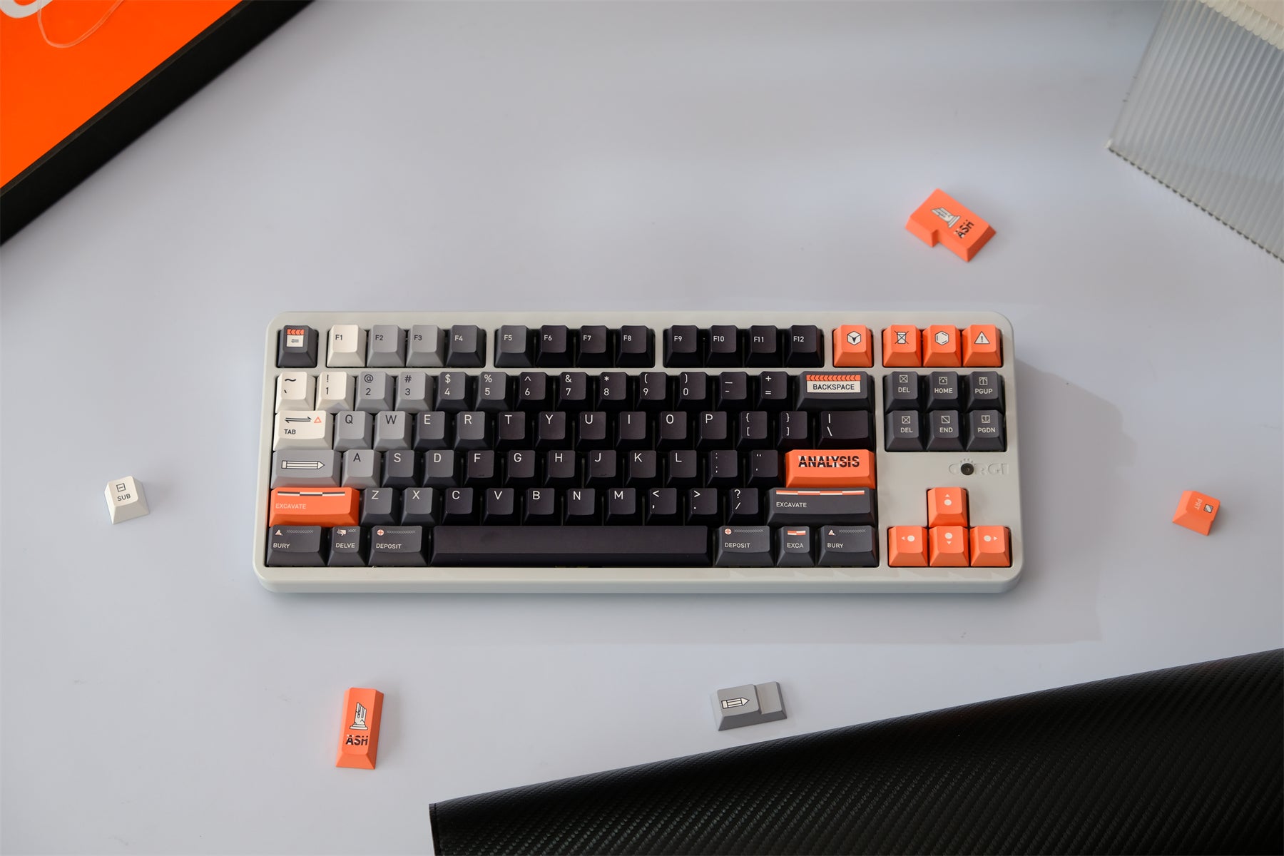 AiFei Archeo Future Black Keycaps - AiFeiKeycap