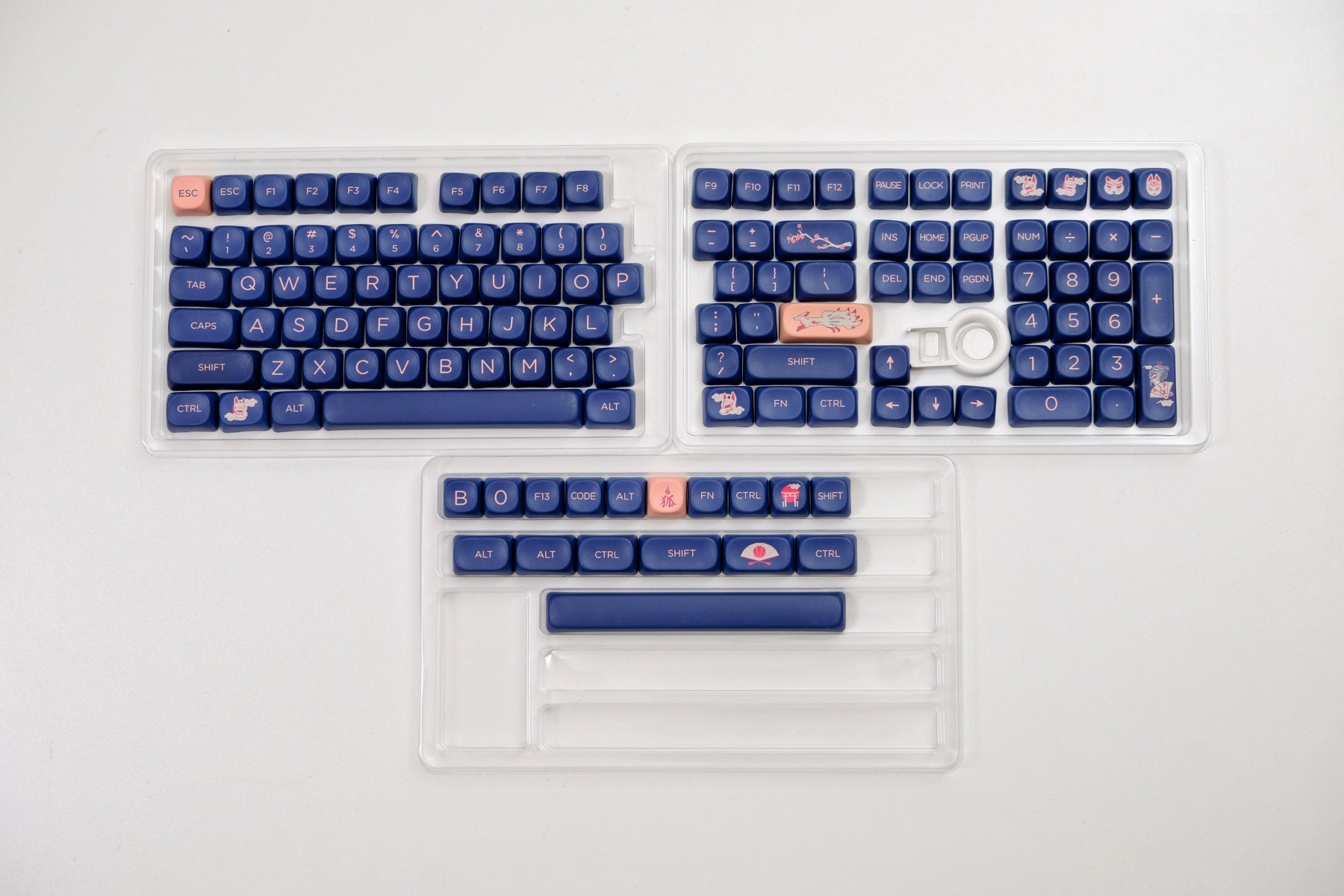 On Fox PBT Cherry Profile Keycaps - AiFeiKeycap
