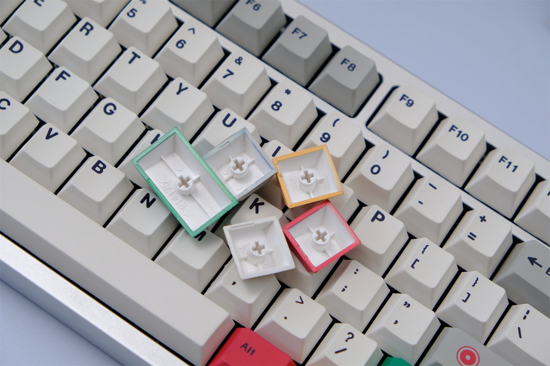 AiFei White Light PBT Cherry Keycaps - AiFeiKeycap