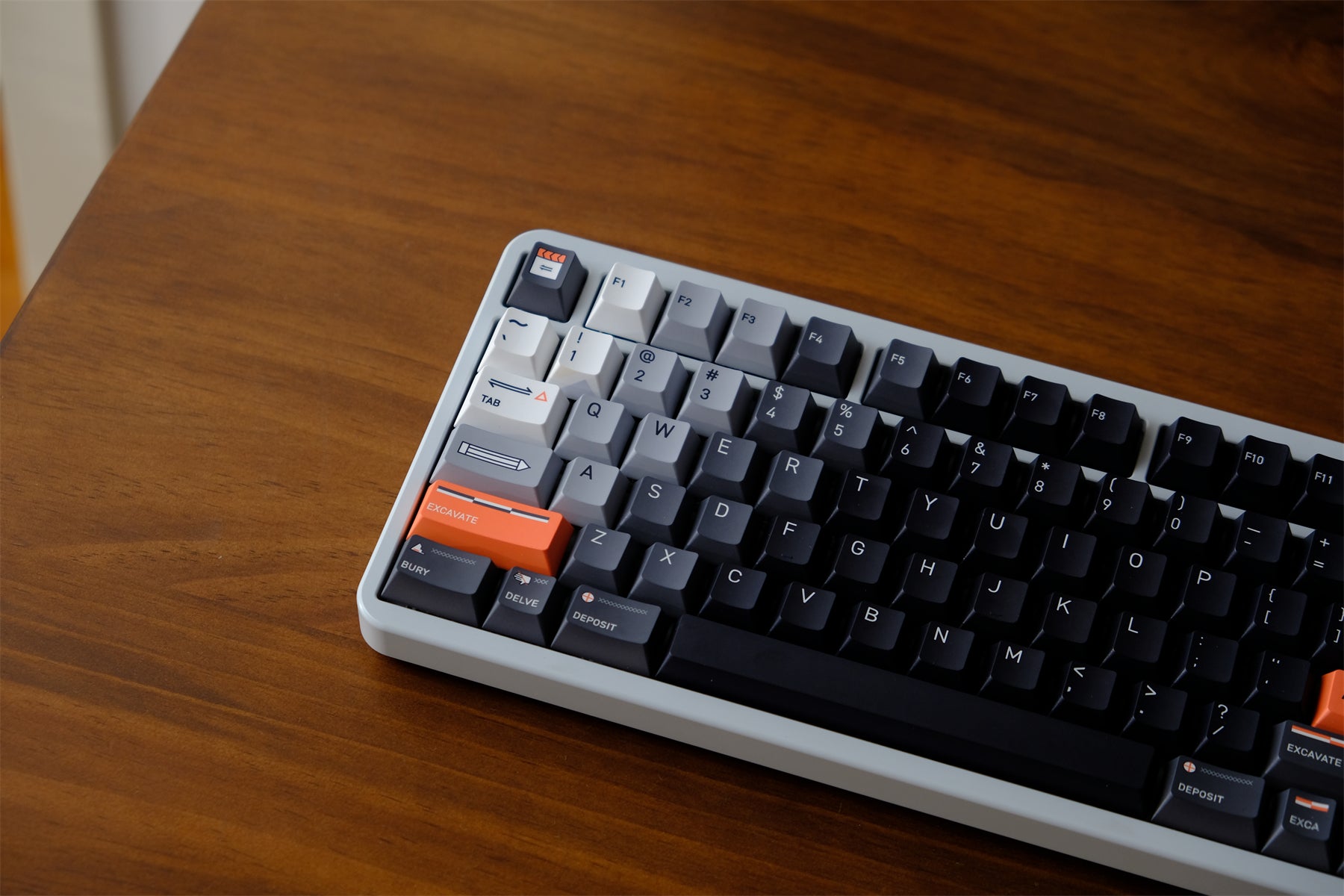 AiFei Archeo Future Black Keycaps - AiFeiKeycap