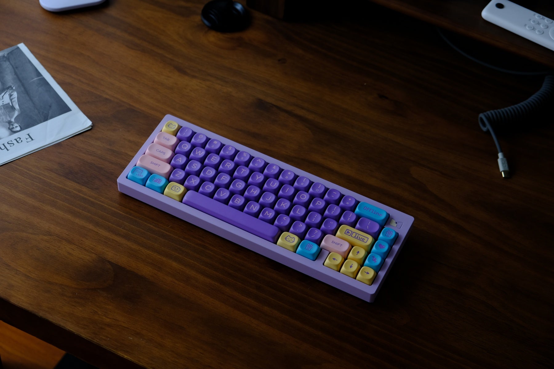 Assorted Candy Moa PBT Cherry Keycaps - AiFeiKeycap