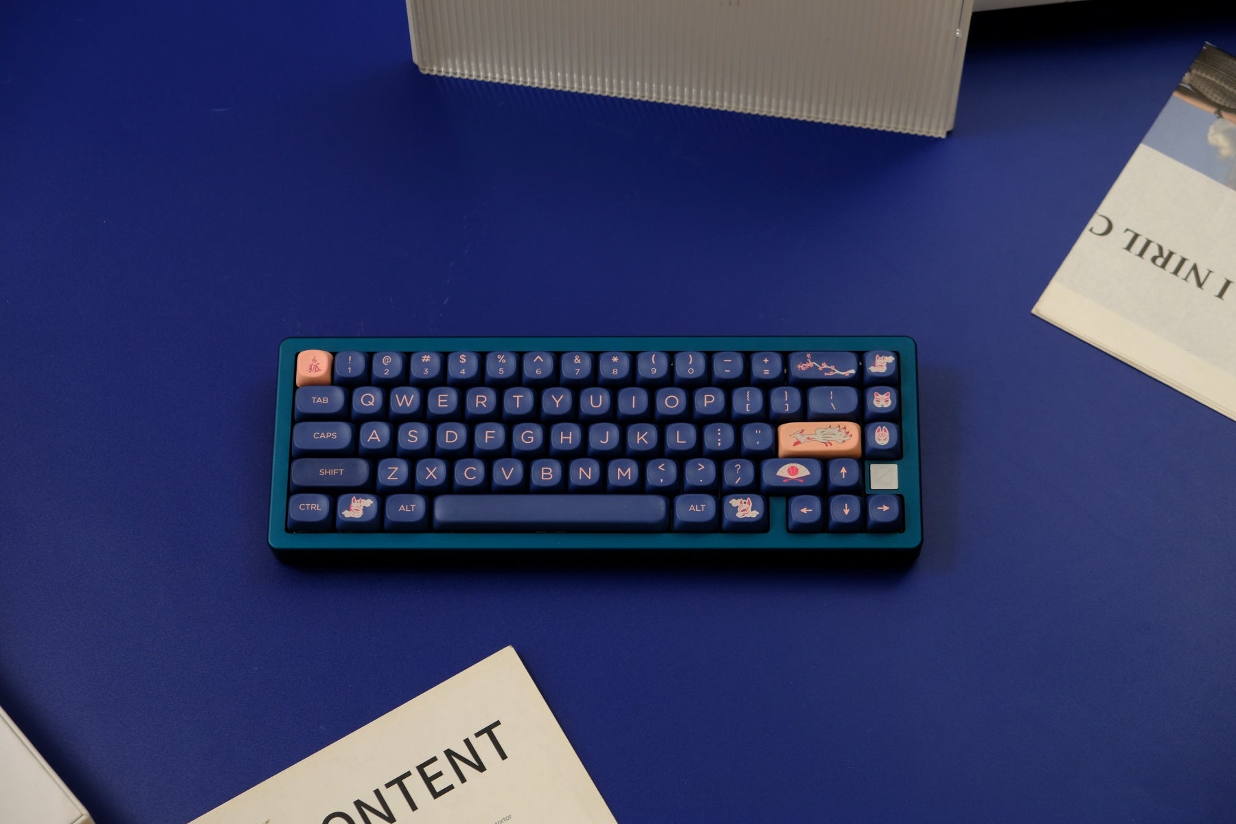 On Fox PBT Cherry Profile Keycaps - AiFeiKeycap