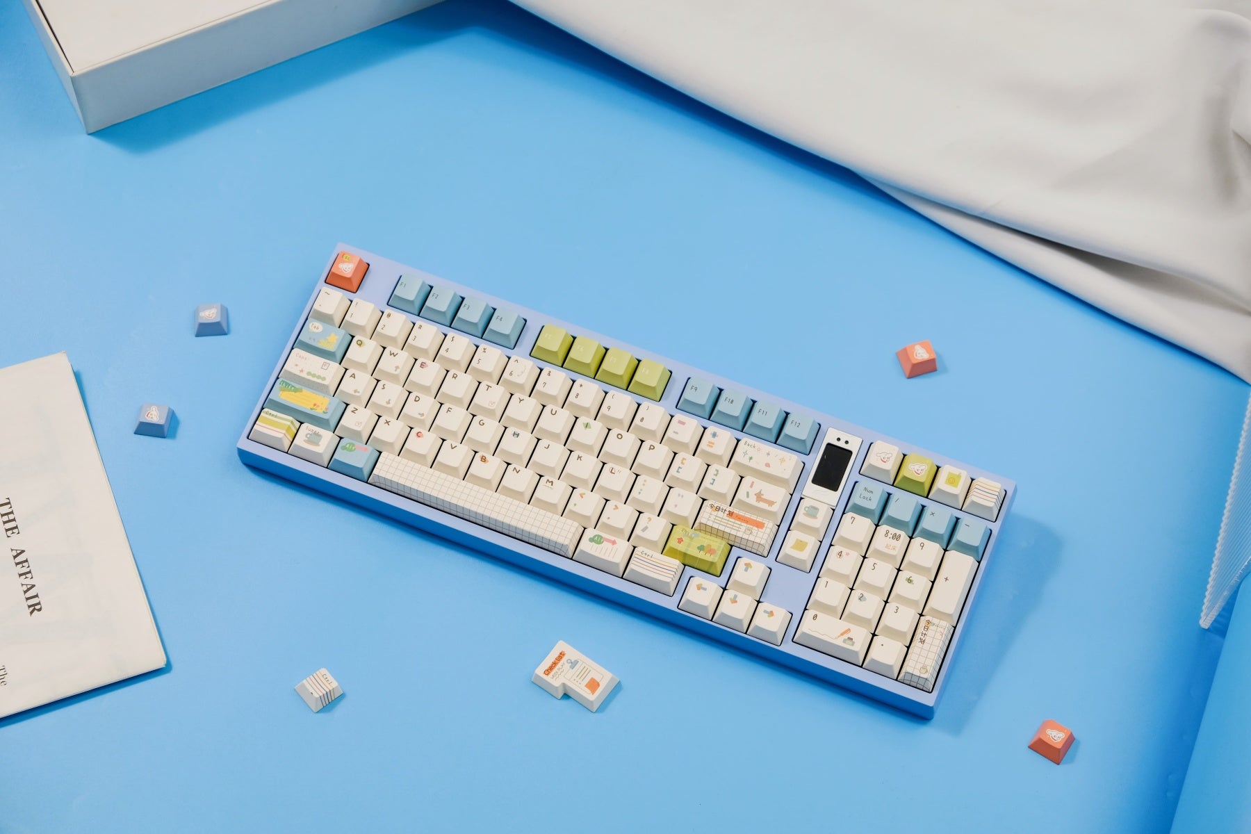 Planner PBT Cherry Profile Keycaps - AiFeiKeycap