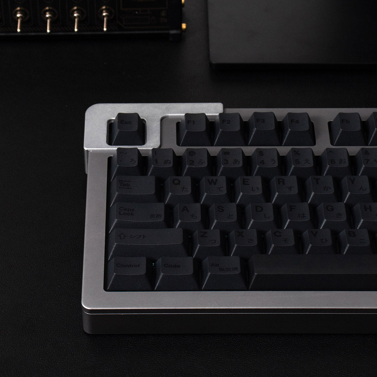 Aifei Keycap Set Black Uniform Font PBT Cherry Profile 61/64 Layout
