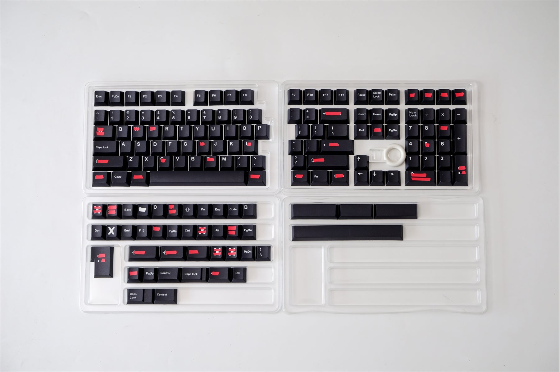 AiFei Correction Red PBT Cherry Keycaps - AiFeiKeycap