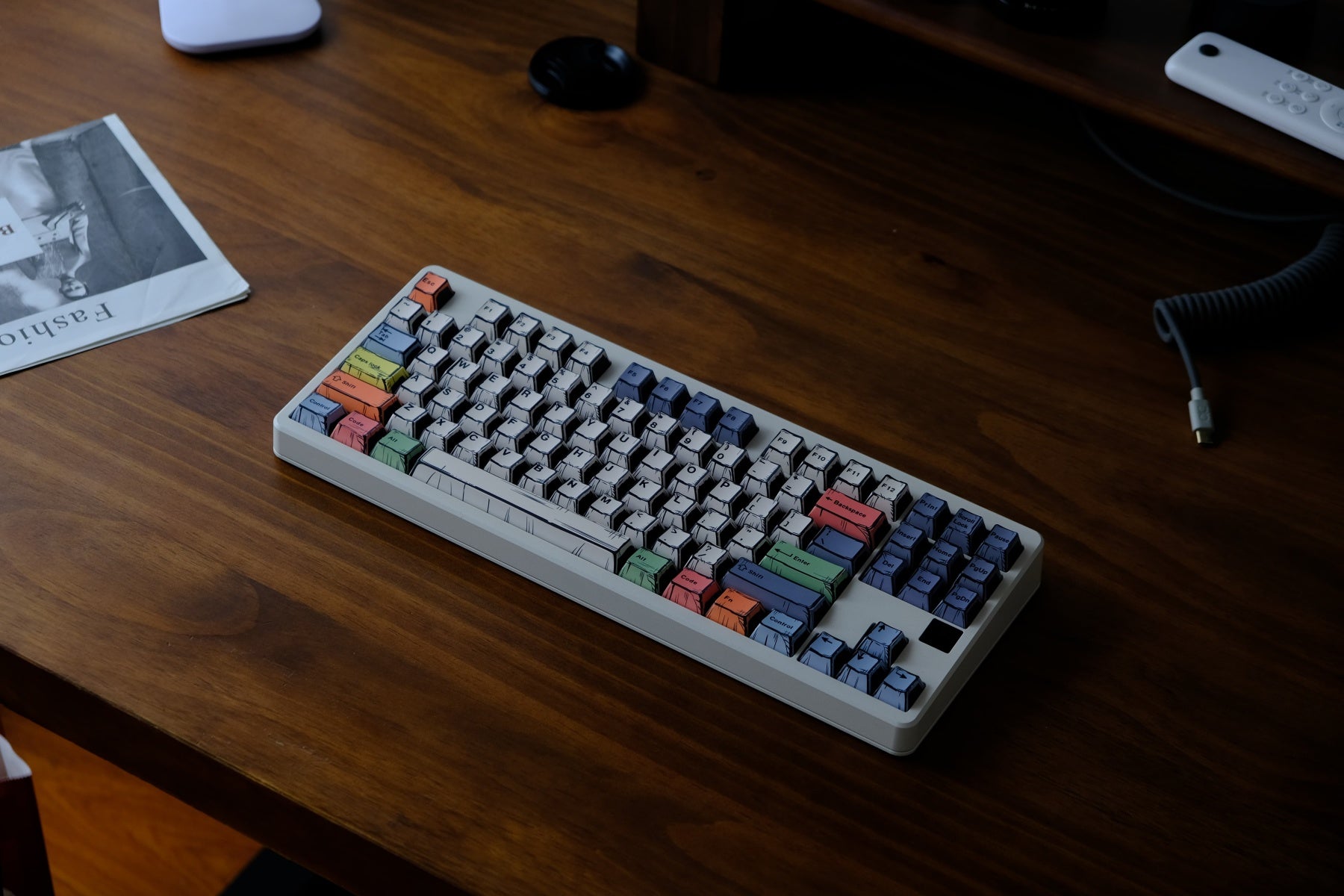 AiFei Canvas Comic PBT Cherry Keycaps - AiFeiKeycap