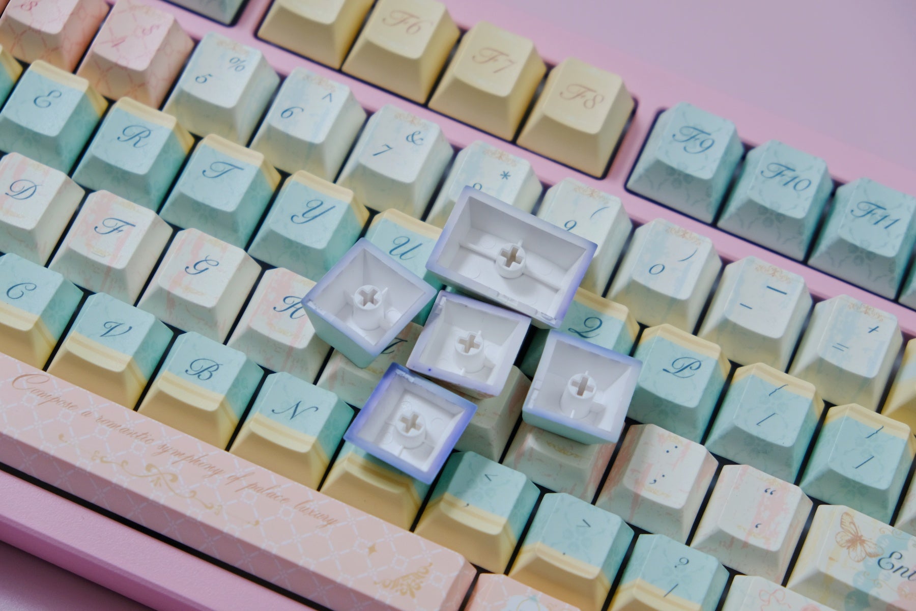 AiFei Rococo PBT Cherry Keycaps - AiFeiKeycap