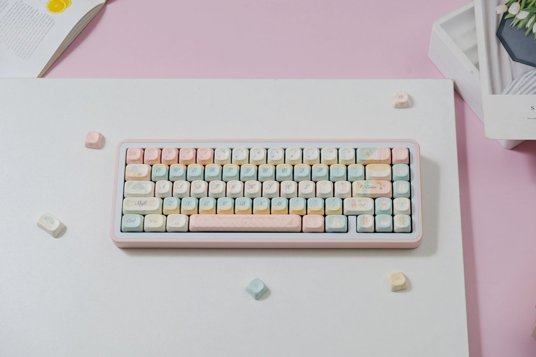 Ain't Rococo's PBT Cherry Keycaps - AiFeiKeycap