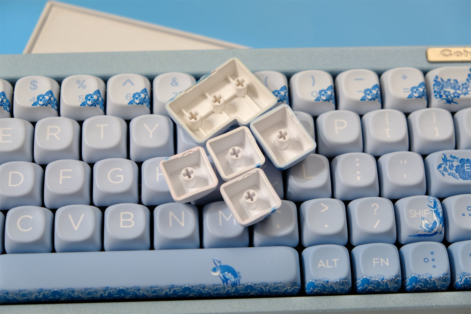 AiFei Blue & White Porcelain Keycaps - AiFeiKeycap