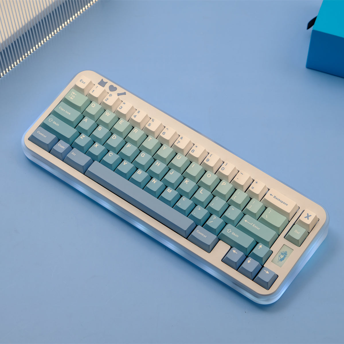 AiFei Snow Mountain Gradient PBT Cherry Keycaps - AiFeiKeycap