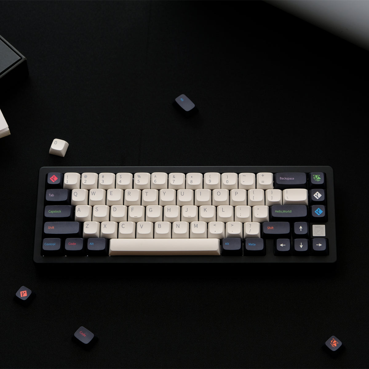 AiFei XDA Coder White Keycaps - AiFeiKeycap