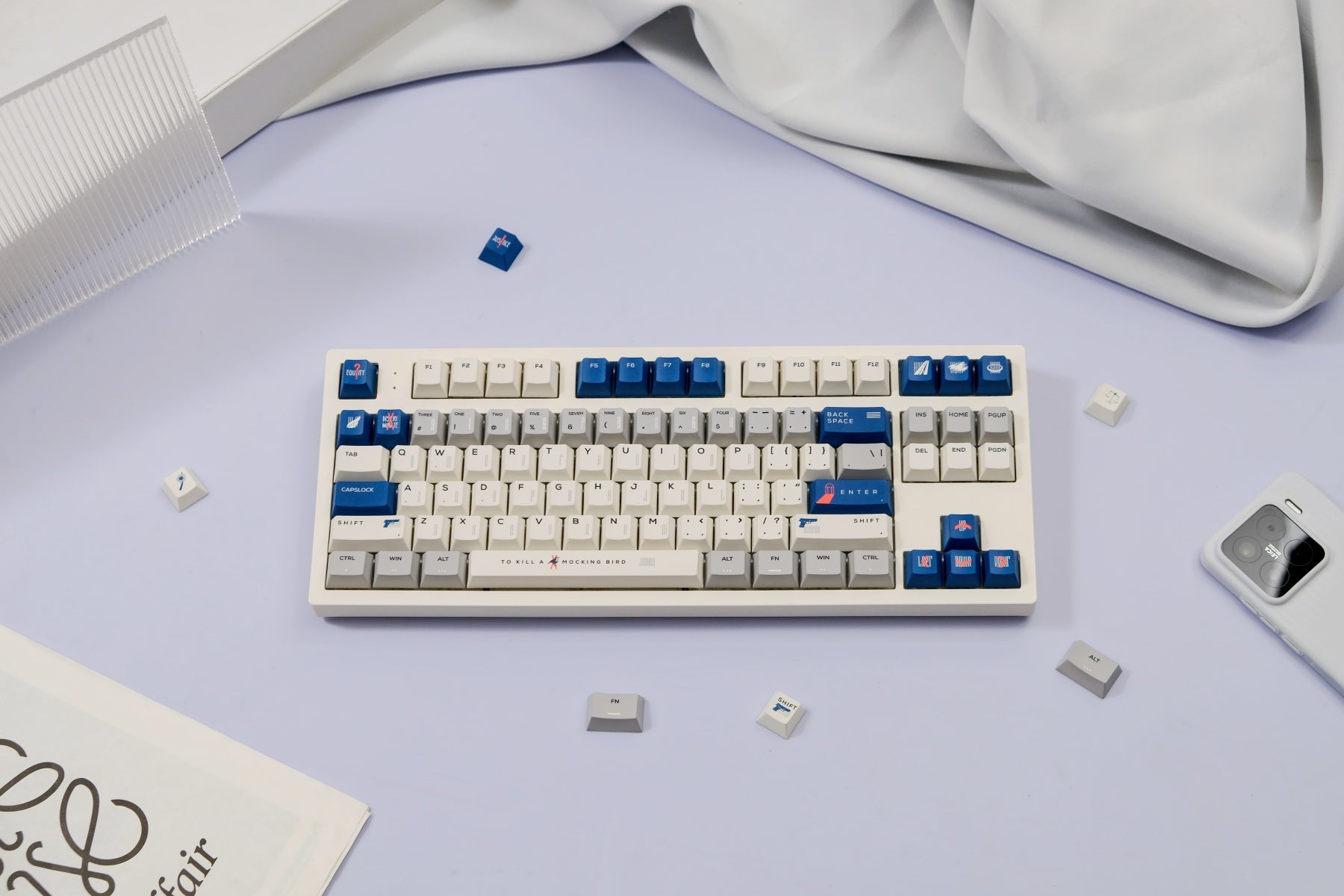 Robin PBT Cherry Profile Keycaps – Dye-Sub Set for Mechanical Keyboard Gift - AiFeiKeycap