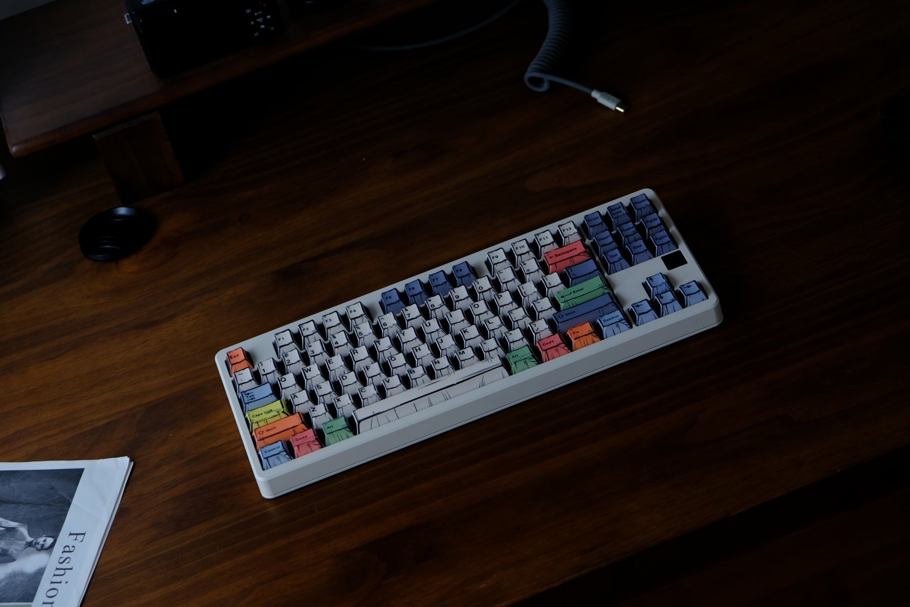 AiFei Canvas Comic PBT Cherry Keycaps - AiFeiKeycap