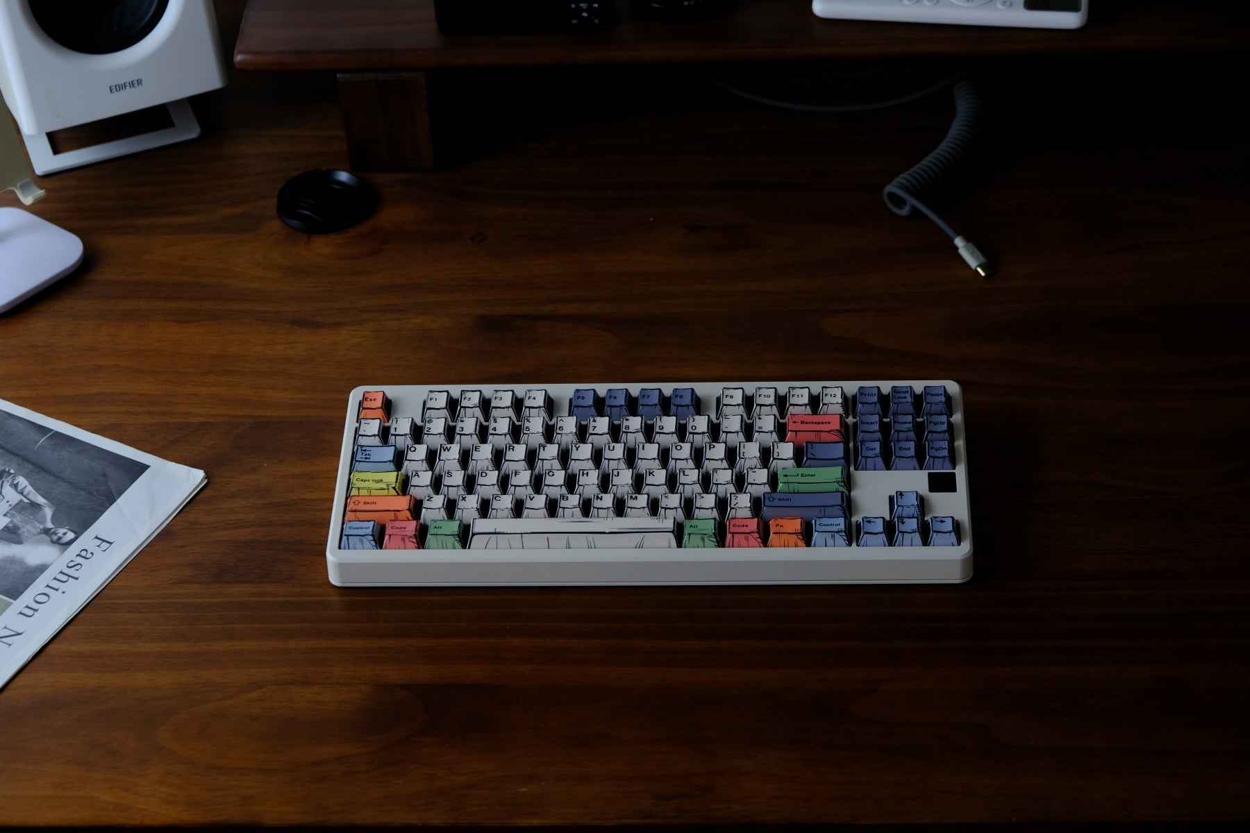 AiFei Canvas Comic PBT Cherry Keycaps - AiFeiKeycap