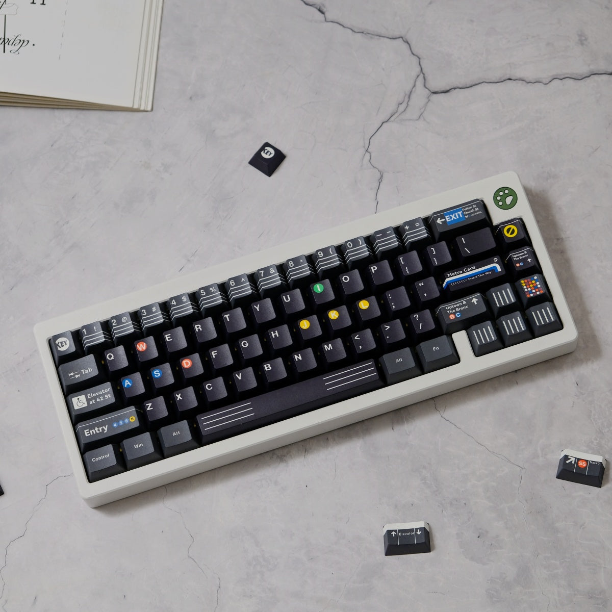 AiFei New York Subway PBT Cherry Keycaps - AiFeiKeycap